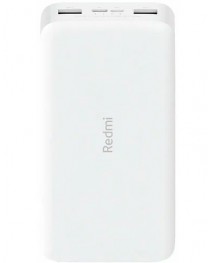 Внешний аккумулятор Xiaomi Redmi Fast Charge Power Bank, 20000 mAh, 18Вт (White)